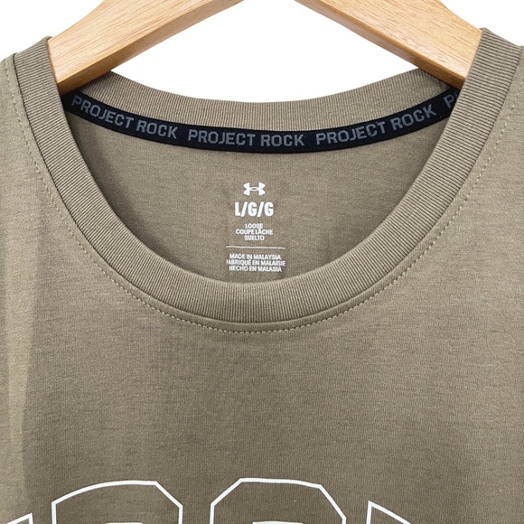 NWT Under Armour Project Rock Men’s Sleeveless Shirt Large - Picture 5 of 13